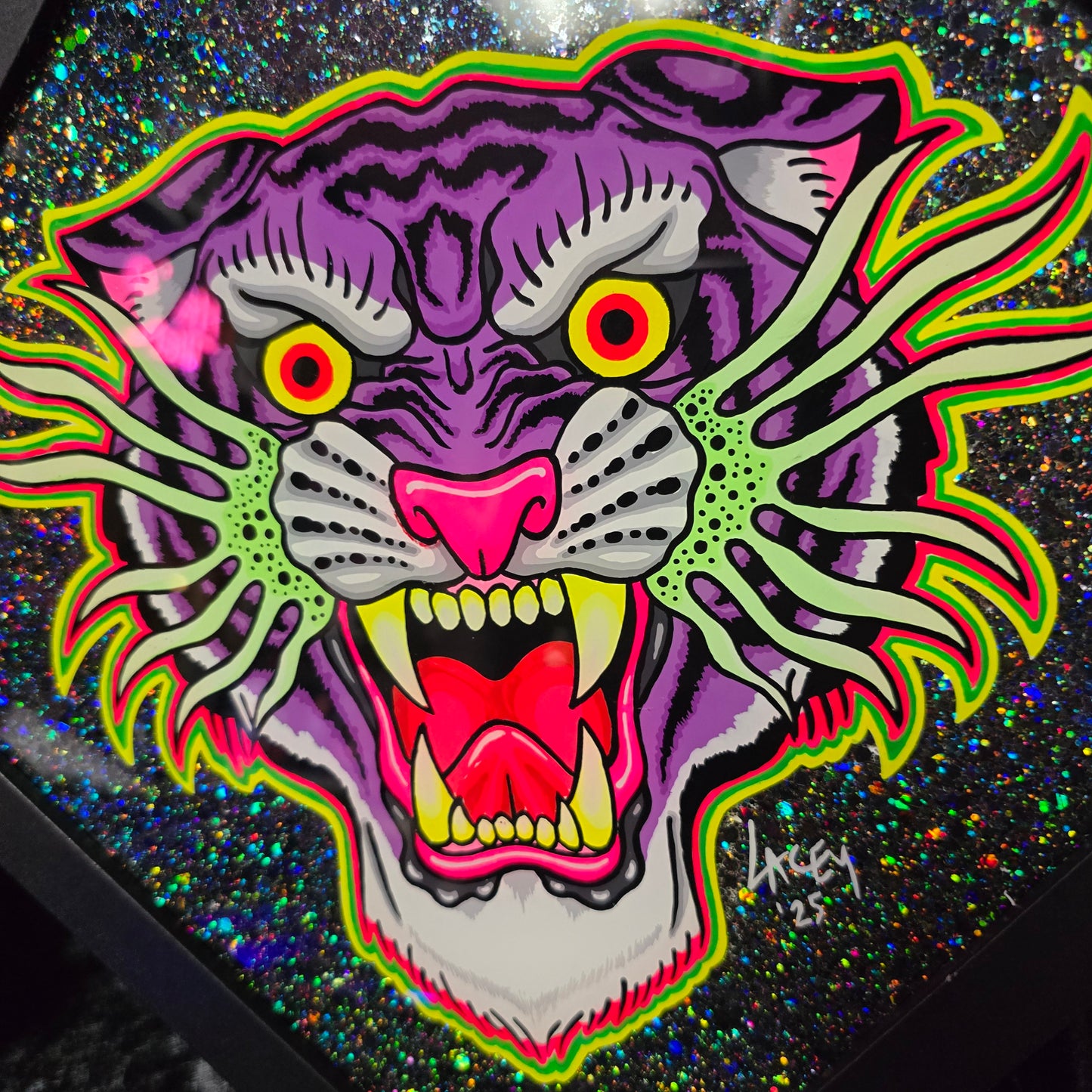 Lazer Tiger UV Reactive Purple