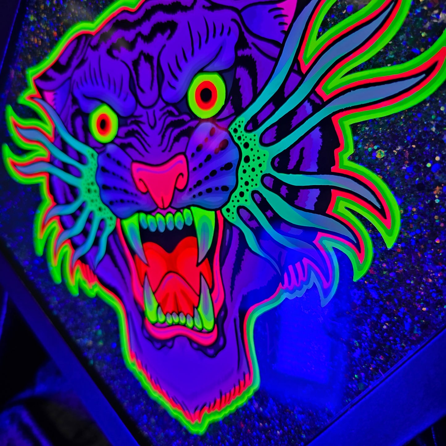 Lazer Tiger UV Reactive Purple