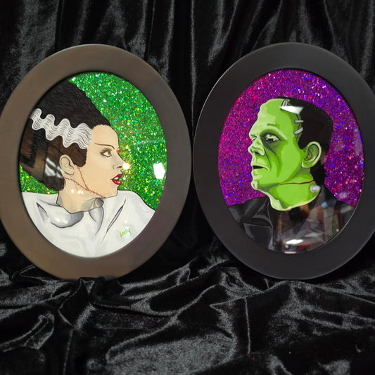 The Bride & Frankenstein's Monster SET